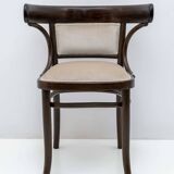 Thonet Austrian Curved Wood Armrests Chair, 1920s