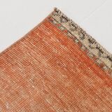 3x10 Peach Red Soft Vintage Turkish Runner Rug, 86x303Cm SK 20297