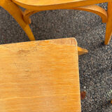 Set de 6 chaises bistrot jaunes