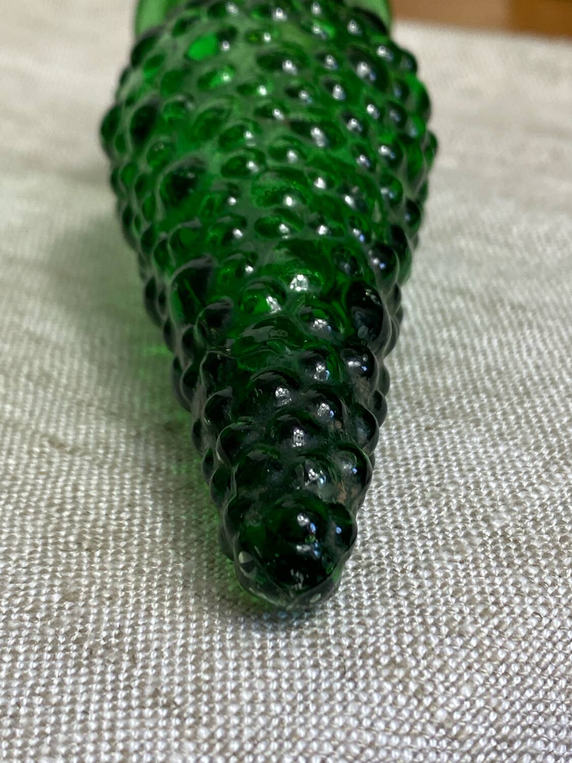 Vintage Empoli glass carafe from Italy