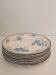 9 flat plates Royat U&C Sarreguemines