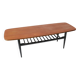 Table basse en teck scandinave 1970