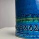 Rimini Blue Terracotta Ceramic Vase attributed to Aldo Londi for Bitossi, Italy, 1960s