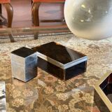 Hollywood regency luxury smoking set, Italy 1970