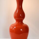 Vintage lamp foot 1960 ceramic orange