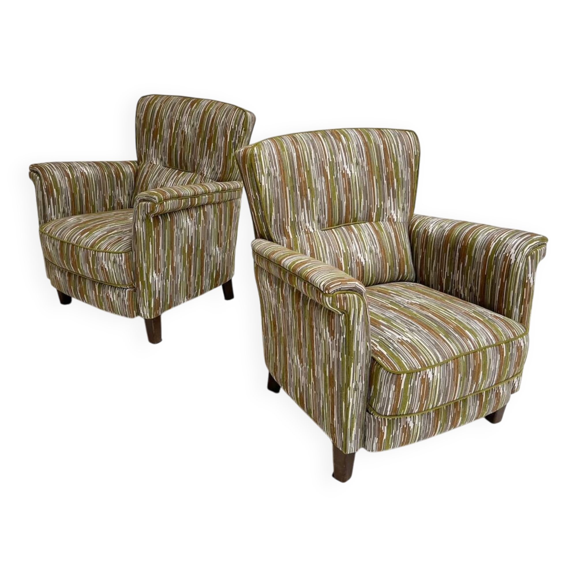 Re-upholstered vintage armchair, 1960’s