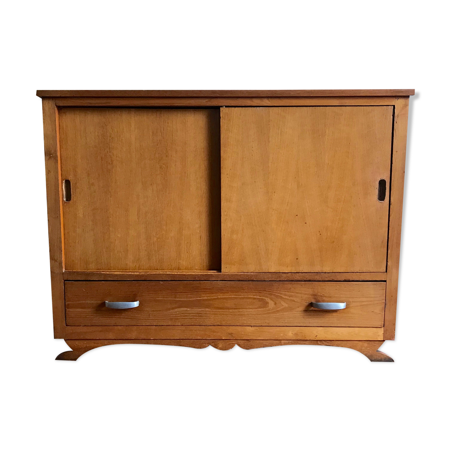 Vintage wooden furniture sliding doors