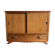Vintage wooden furniture sliding doors