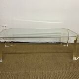 Lucite coffee table by David Lange, 1970
