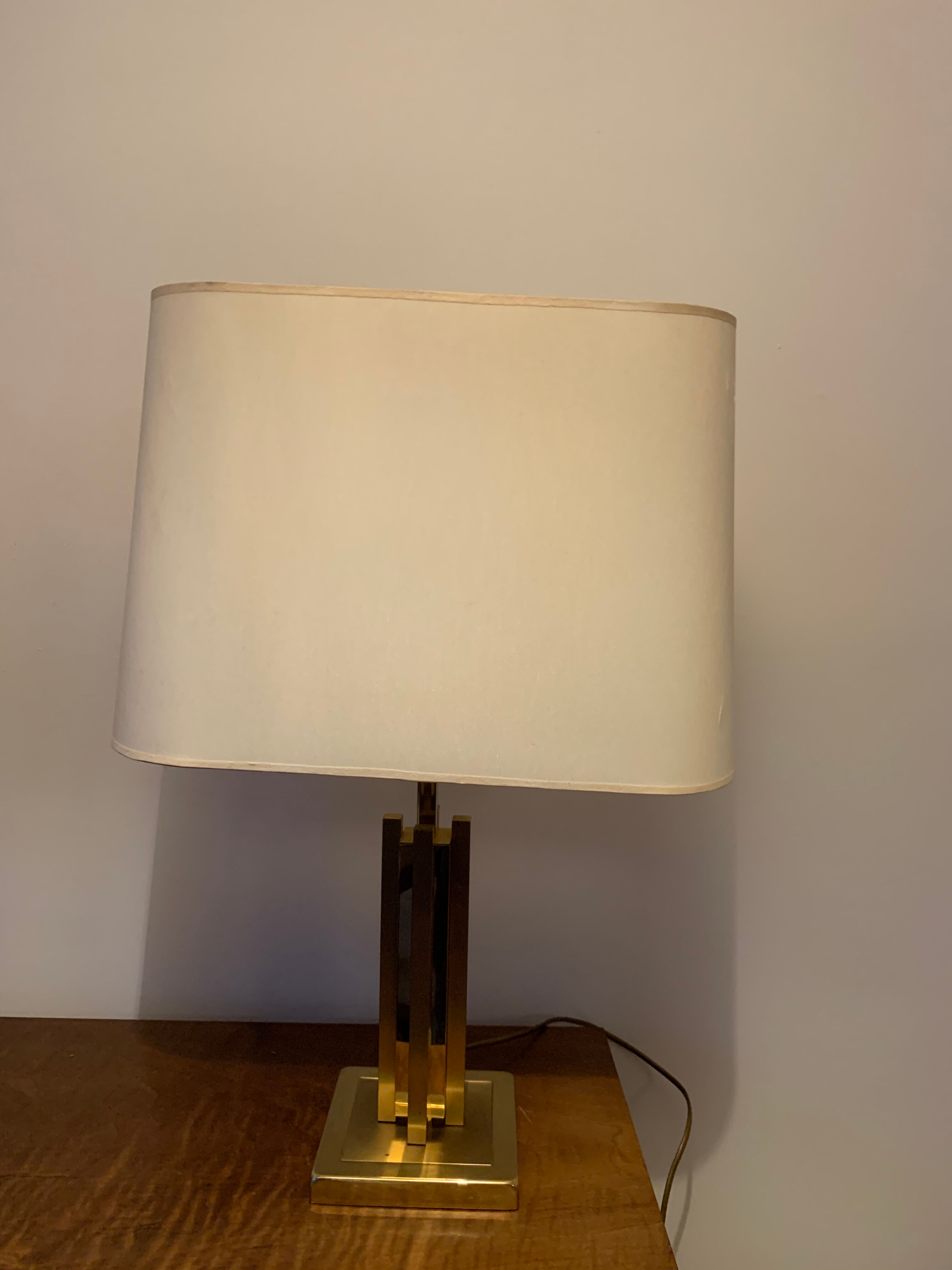Vintage brass table lamp from Herda Netherlands, 1970