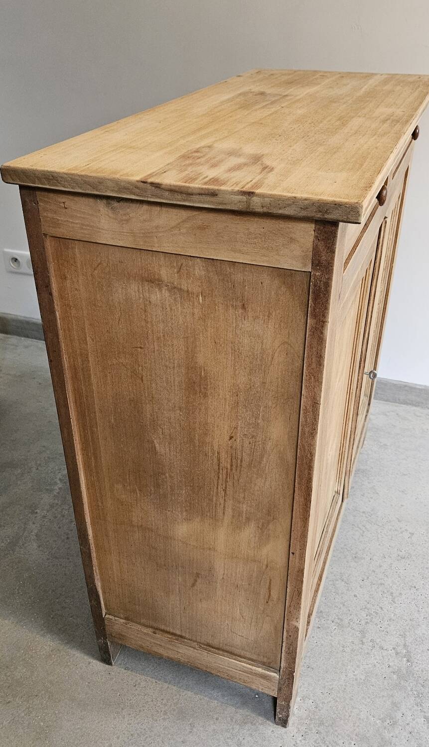 Old sideboard Parisian vintage wooden furniture