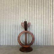 Bougeoir en palissandre XXL funky