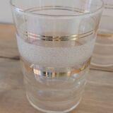 Set de 8 verres à eau 50's