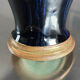 Art Deco vase in yellow and blue flamed earthenware - Shape 485, circa 1930