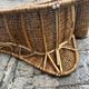 Vintage rattan deckchair