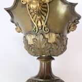Cup holder and brass decoration