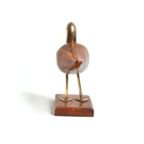 Brass and rosewood bird