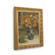Belgium baroque painting of vase with flowers signed Jos Pas, 1944