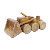 Authentique jouet ancien en bois "Spielgut"