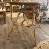 Rattan desk