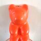 Wall lamp teddy bear plastic design 70s - 80s
