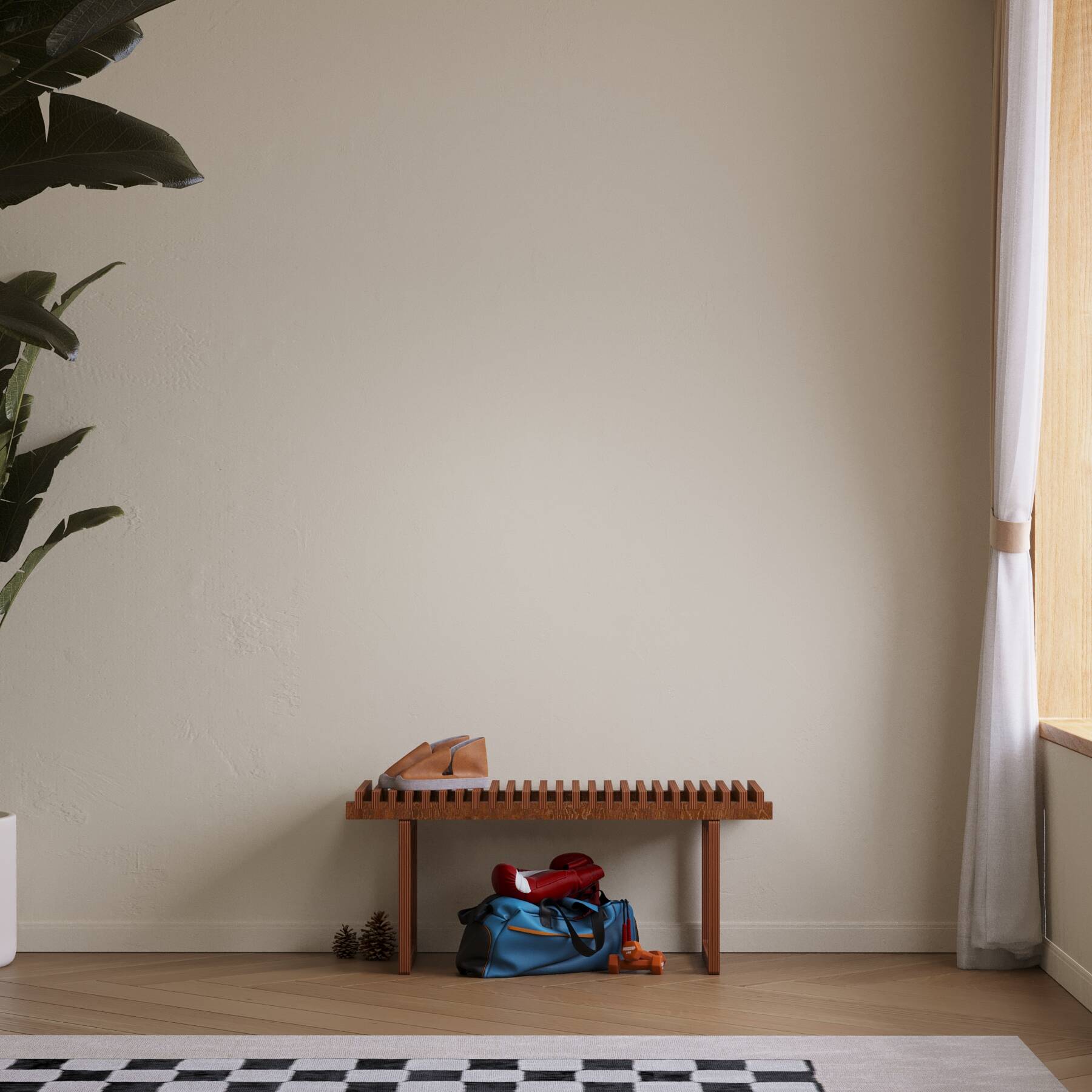 Handmade Wooden Bench