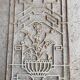 Art deco cast iron door grille