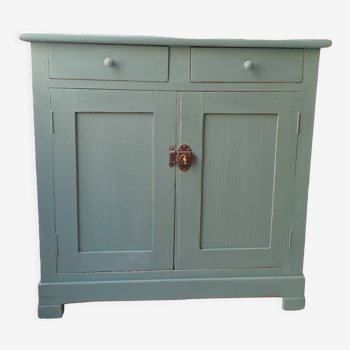 Buffet parisien gris bleu vert