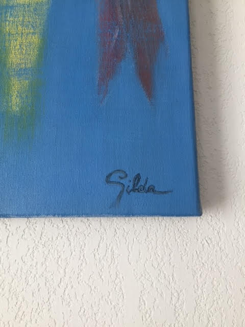 Signed painting