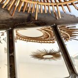 Barber vintage 28x69cm triptych mirror