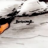 Limoges - atelier Broage - Asbak - Le colvert - Porselein Frankrijk - 1930