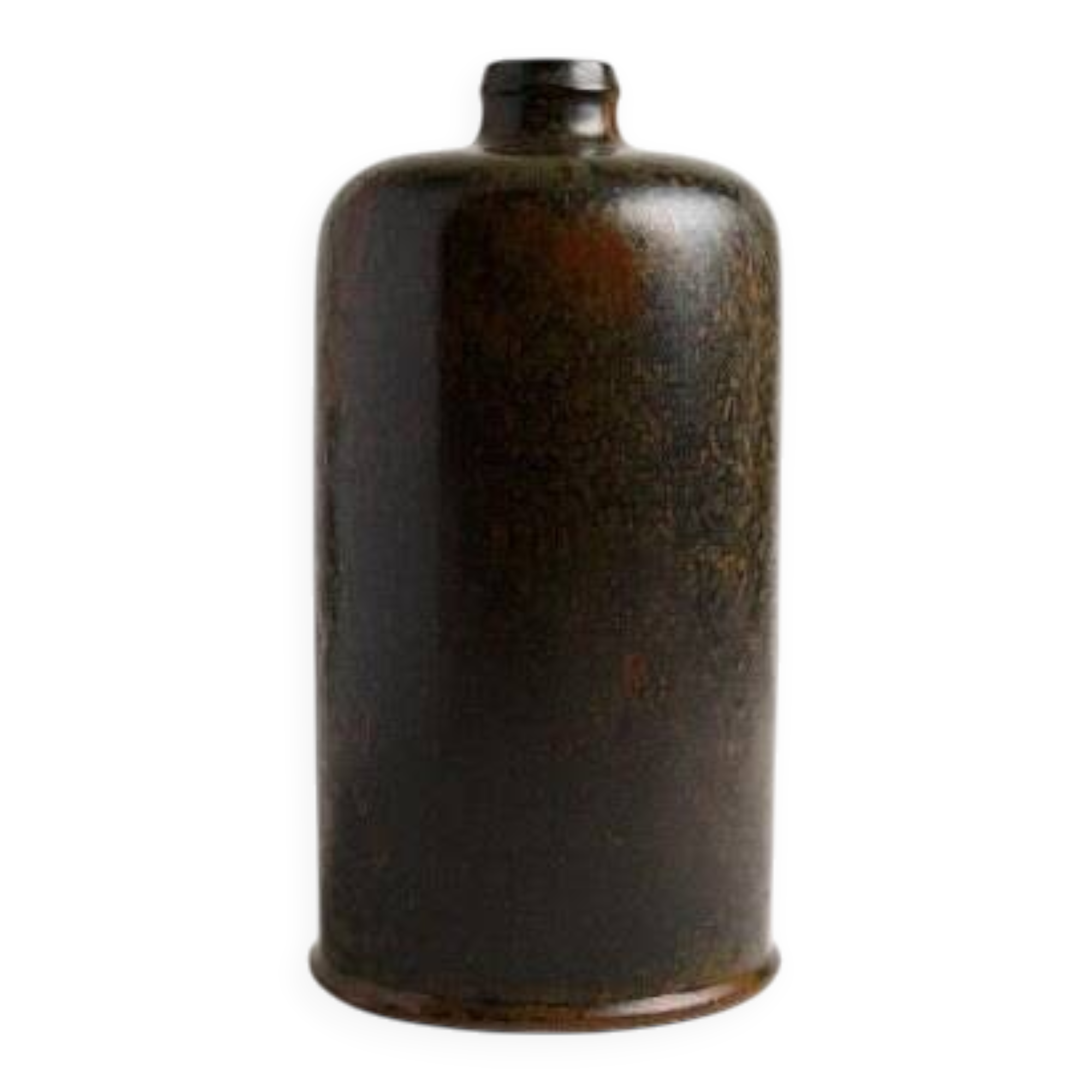 Vase - Ceramic - Saxbo - Model 216 - Nathalie Krebs - orange / brownish colours - ca. 1940 - Excellent condition