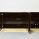 Aldo Tura sideboard in brown parchment and brass 1960