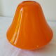 Old vintage orange glass suspension