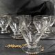 Série de 6 verres anciens gravés