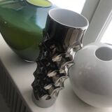 Vintage Platinum Vase • “Vibrations” • Rosenthal • 1970