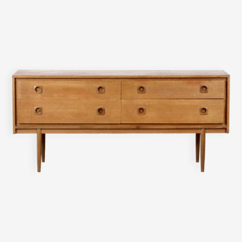 Vintage Midcentury Teak Sideboard / Dresser By Wrighton. Modern / Danish Style.