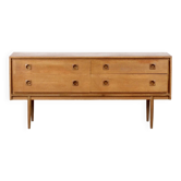 Vintage Midcentury Teak Sideboard / Dresser By Wrighton. Modern / Danish Style.