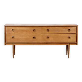 Vintage Midcentury Teak Sideboard / Dresser By Wrighton. Modern / Danish Style.