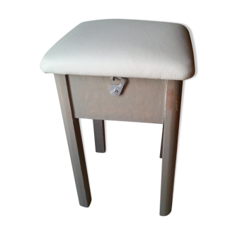 Tabouret coffre dit tabouret de cireur