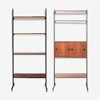 Shelves in metal and wood 50 years