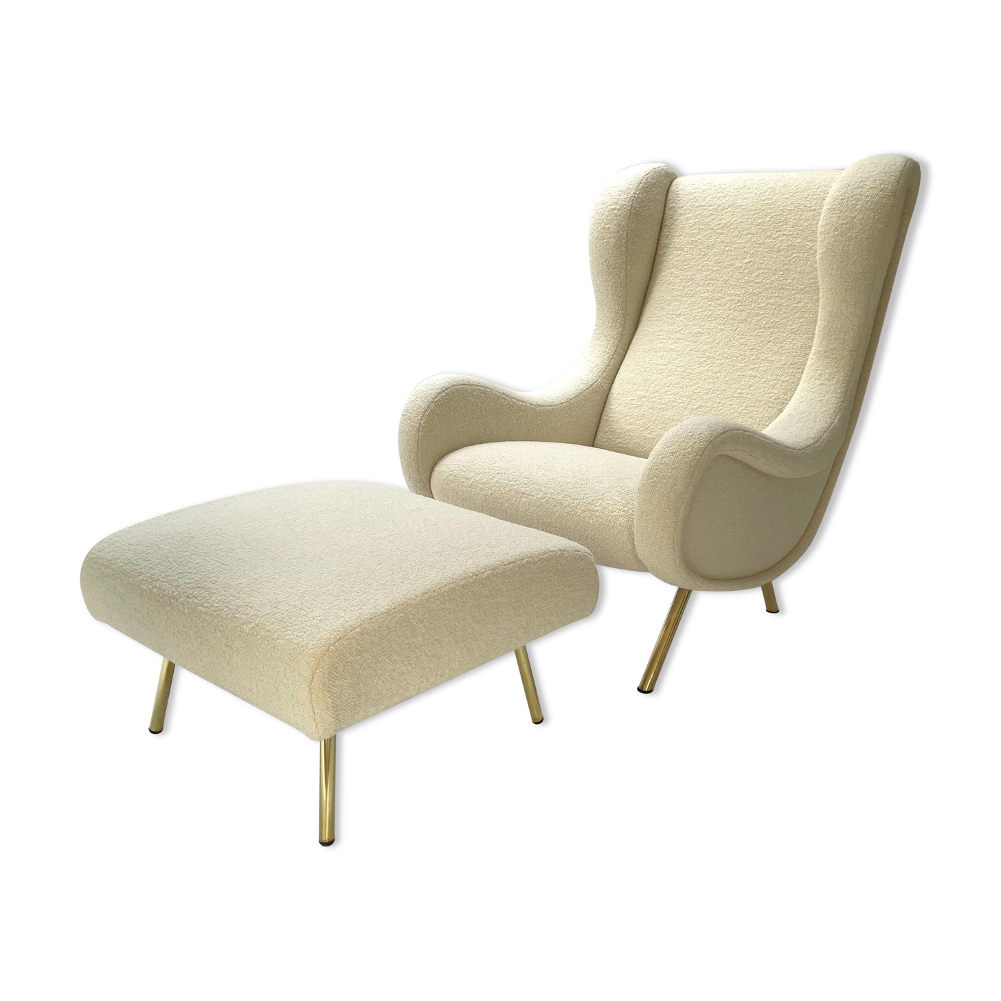 Senior armchair & ottoman by Marco Zanuzo ed. Arflex 1950