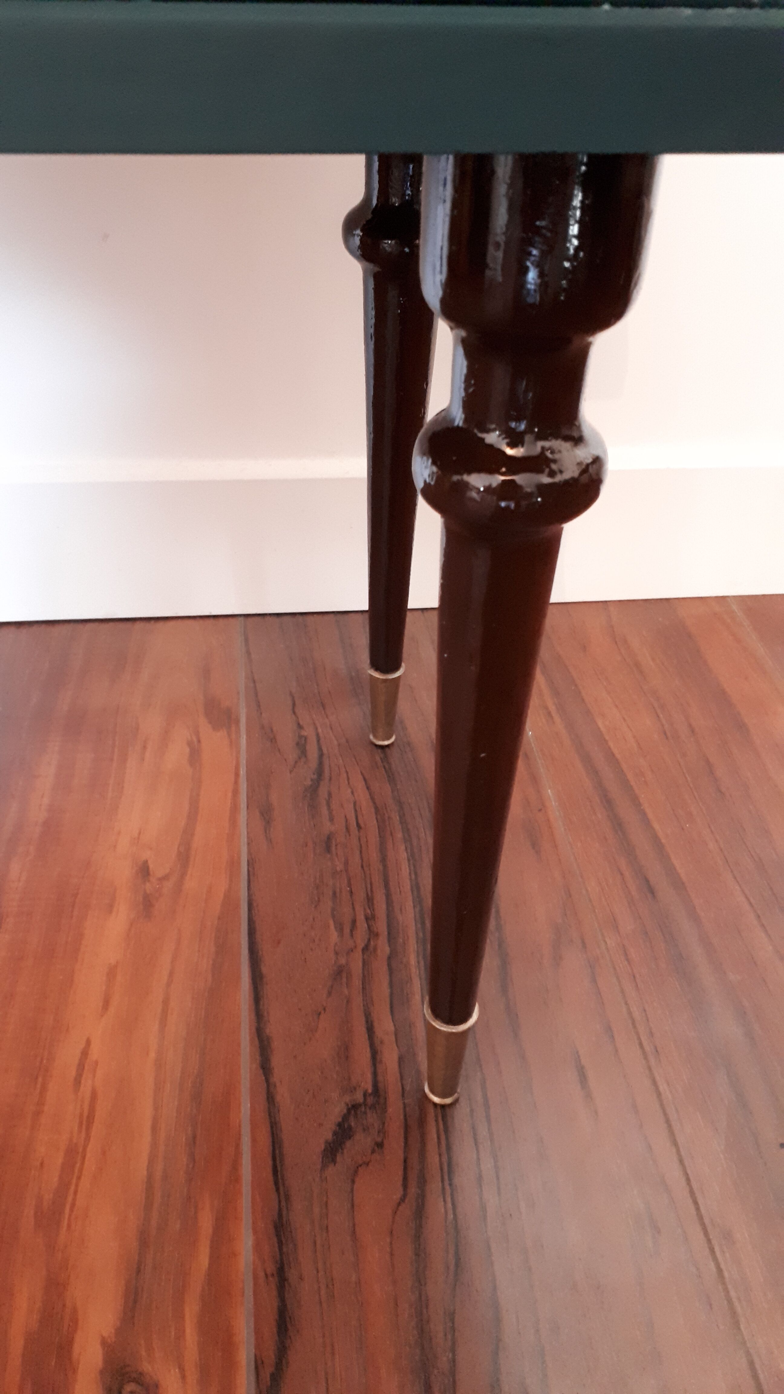 Vintage blue bedside table 60s