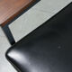 Vintage black bauhaus lounge armchair, 70s