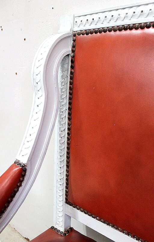 Beech children's bench, Louis XVI style, Early 20th century