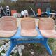6 vintage Italian chairs from the 70s