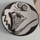 Hand-painted plates by René Chaix