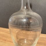 Glass decanter decorated with spirals late nineteenth early twentieth