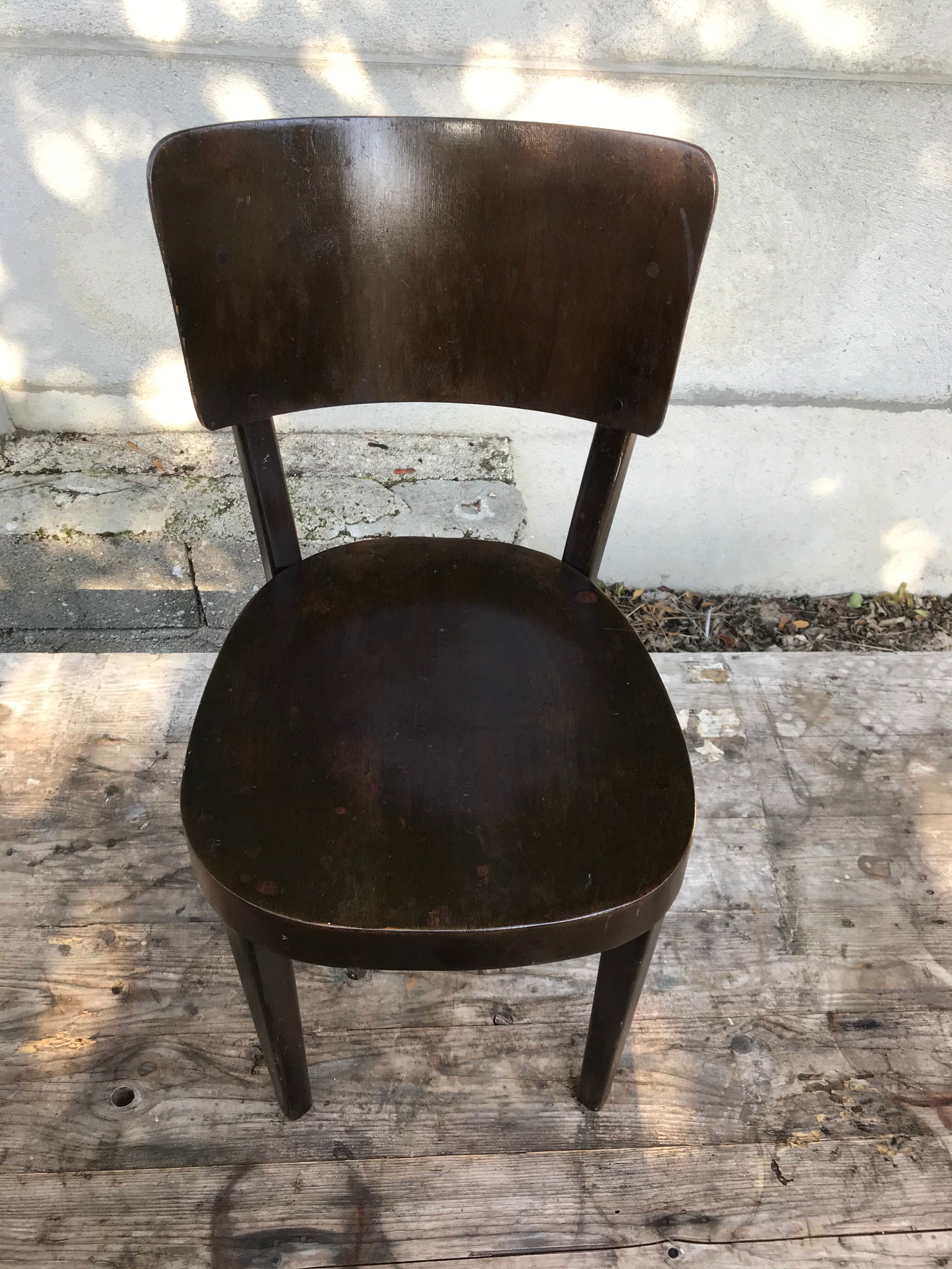 Old Dark Wood Vintage 50s