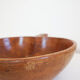 Large flat wooden vintage Apple shaped